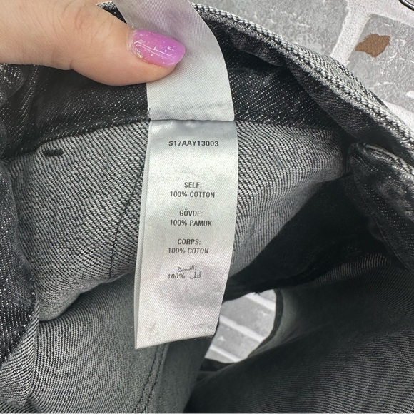 Opening Ceremony Black Denim Shorts Size 4 - Picture 8 of 10